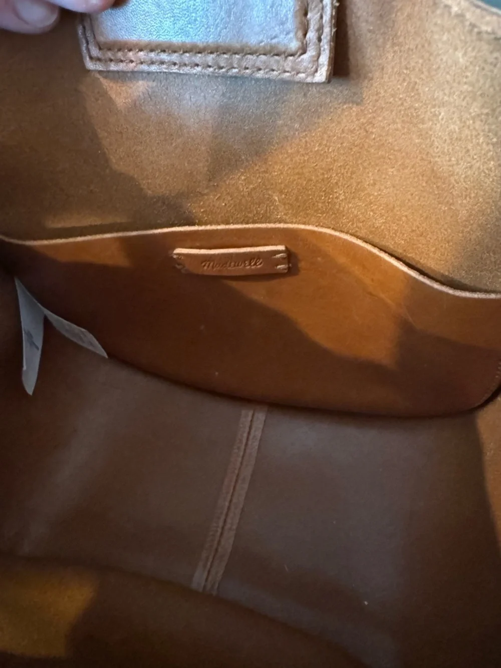 Madewell the Sydney amber brown crossbody leather bag - Picture 7 of 8